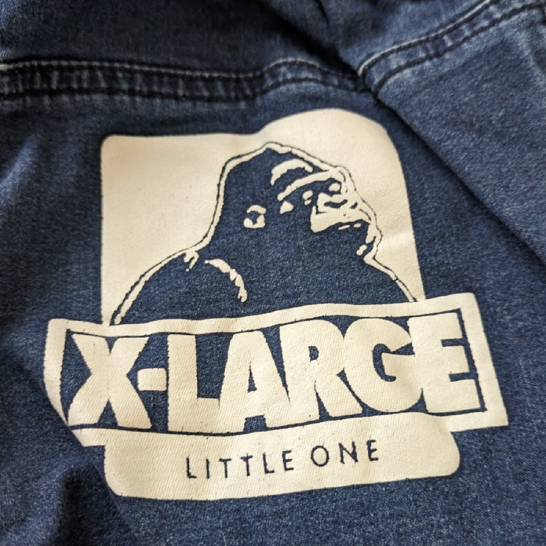 XLARGE(エクストララージ)のXLARGE デニムパンツ 90 キッズ/ベビー/マタニティのキッズ服男の子用(90cm~)(パンツ/スパッツ)の商品写真