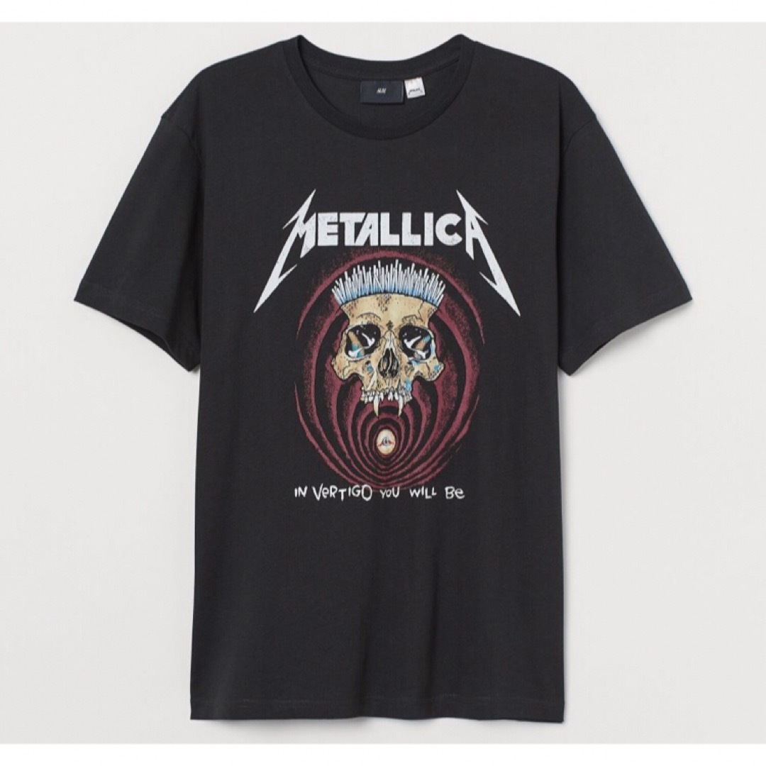 H&M(エイチアンドエム)の新品 H&M - Metallica メタリカ Tシャツ ブラック メンズのトップス(Tシャツ/カットソー(半袖/袖なし))の商品写真