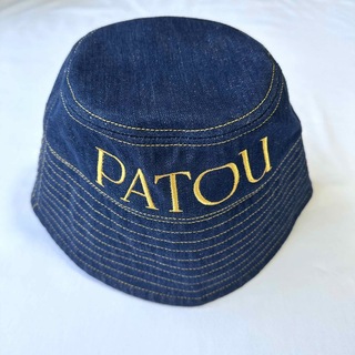 PATOU - 黒 xs s パトゥ patou コットンパトゥ バケットハット ハット