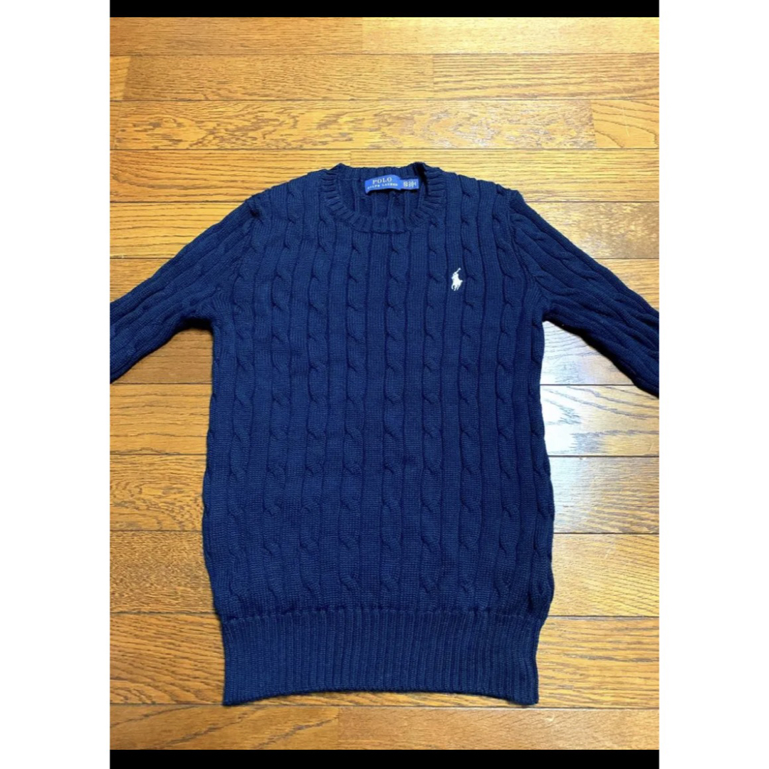 POLO RALPH LAUREN(ポロラルフローレン)の【希少 ホワイトポニー】 ラルフローレン ケーブル ニット セーター  1473 レディースのトップス(ニット/セーター)の商品写真