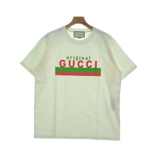 グッチ(Gucci)のGUCCI グッチ Tシャツ・カットソー S オフホワイト 【古着】【中古】(Tシャツ/カットソー(半袖/袖なし))