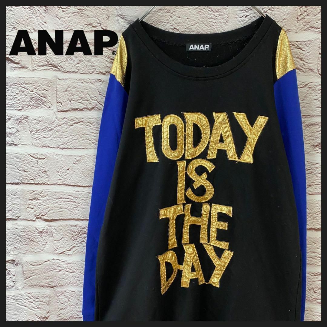 ANAP(アナップ)のANAP Tシャツ　ロンT メンズ　レディース　[ Free ] レディースのトップス(Tシャツ(長袖/七分))の商品写真