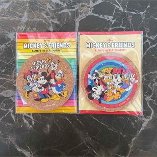 ディズニー(Disney)のミッキー&フレンズ コースター 100周年 そごう 限定 2枚セット(キャラクターグッズ)