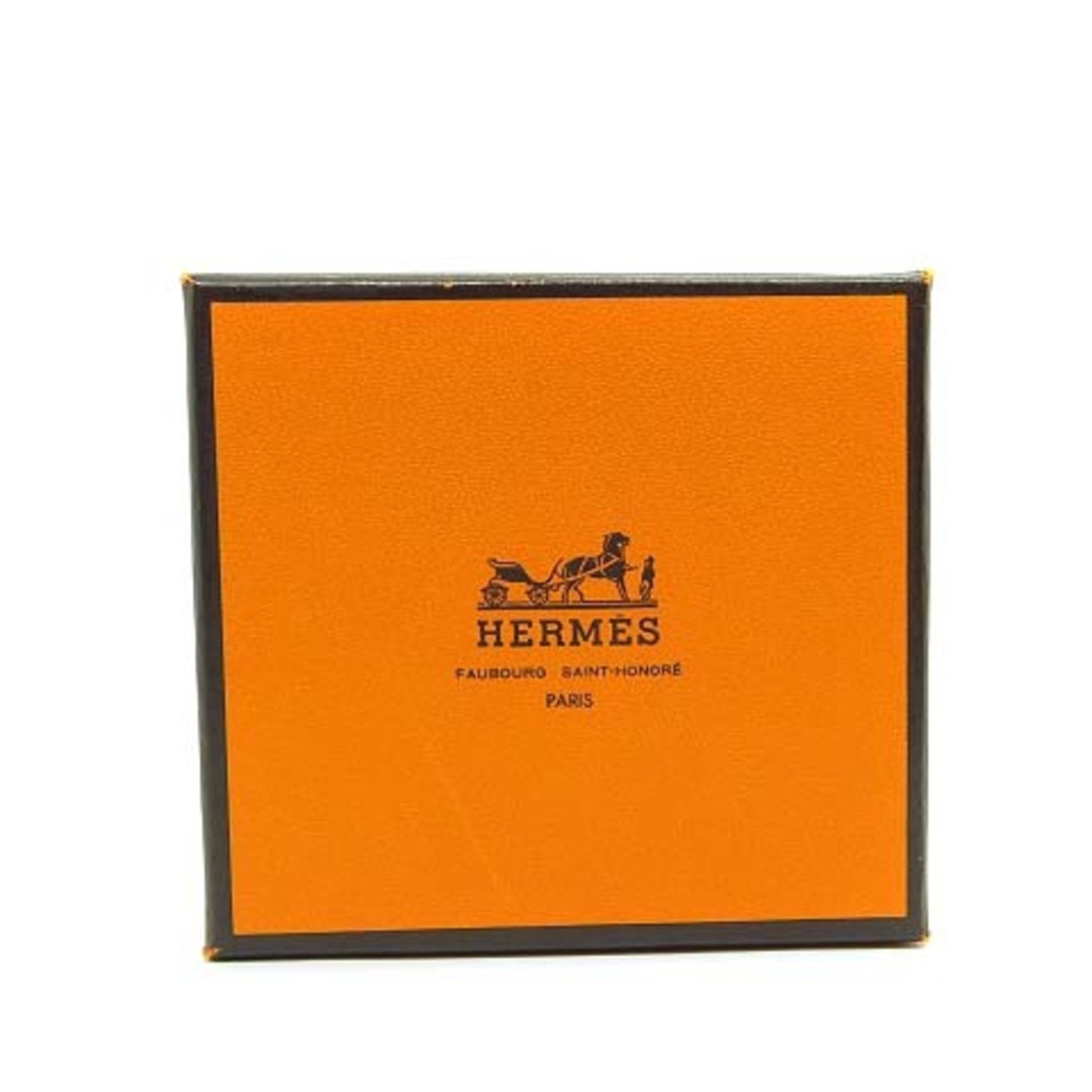 エルメス HERMES アピ3 レザー ラップ ブレスレット 茶 ブラウン