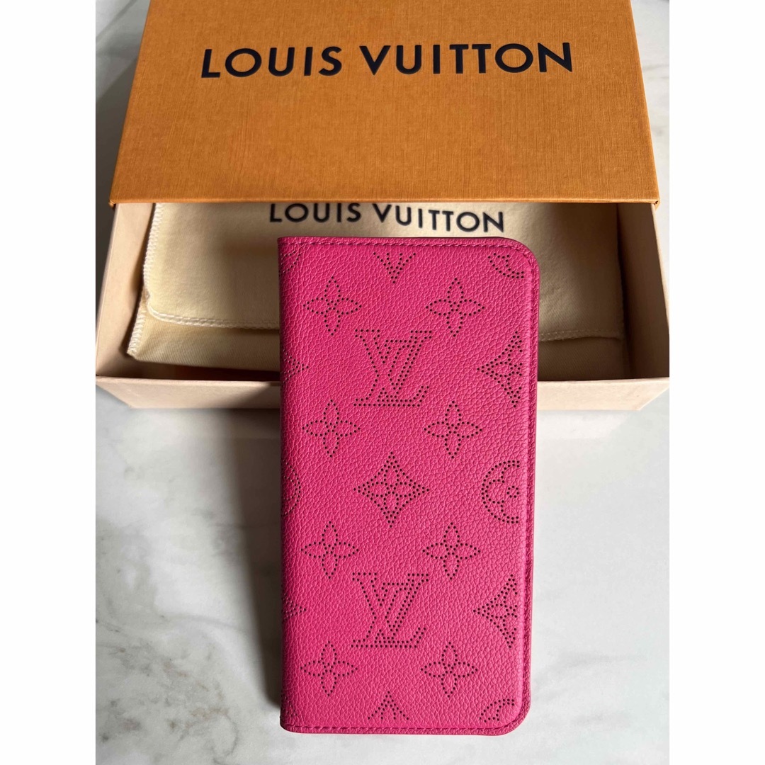 LOUIS VUITTON マヒナ　ピンク　スマホケース　iPhone7 ケース