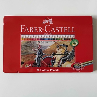 ファーバーカステル(FABER-CASTELL)のファーバーカステル 油性色鉛筆 平缶 36色セット TFC-CP/36C 中古品(色鉛筆)