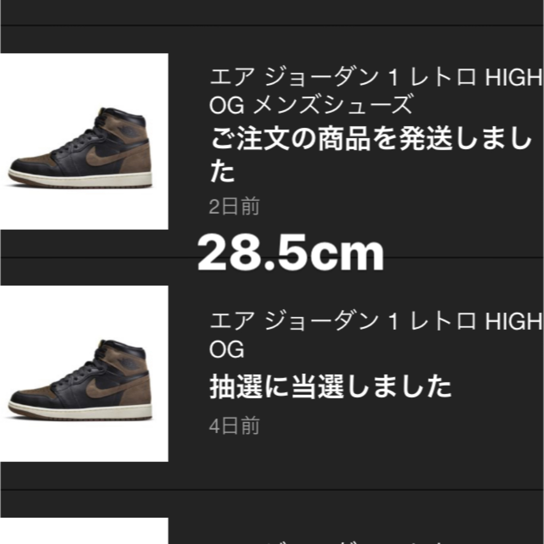 nike エアジョーダン1 palomino 28.5cmスニーカー