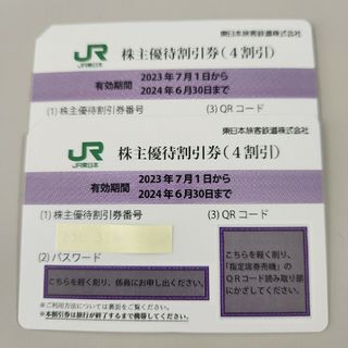 ジェイアール(JR)のJR東日本株主優待割引券 【2枚組】(その他)