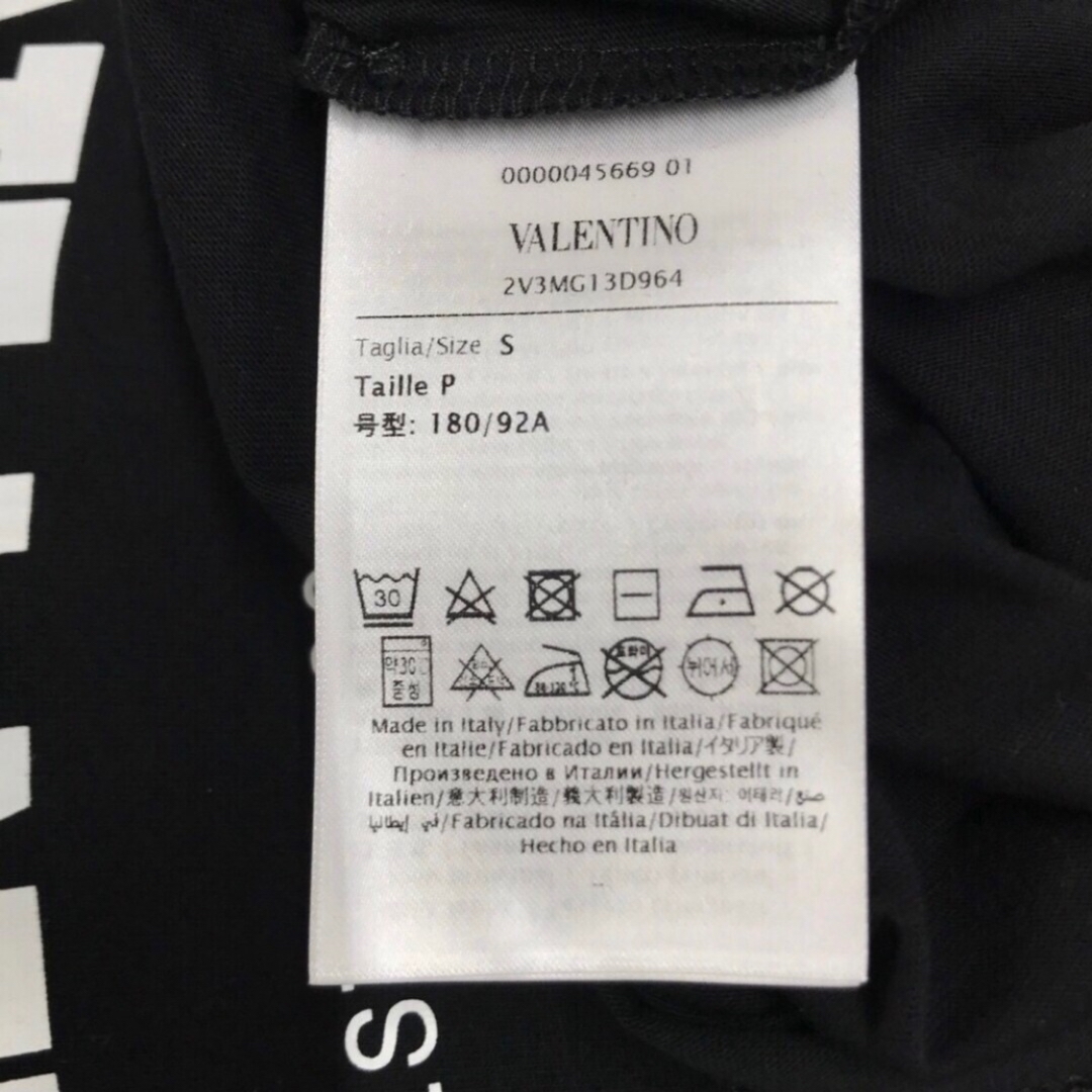 VALENTINO(ヴァレンティノ)の新品・正規品 VALENTINO プリント クルーネック  Tシャツ　Sサイズ メンズのトップス(Tシャツ/カットソー(半袖/袖なし))の商品写真