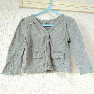 【babyGap】ベビーギャップ　カーディガン　18-24M りぼん　女の子(カーディガン)