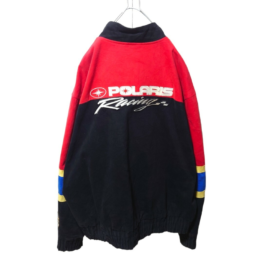 【POLARIS RACING】ロゴ刺繍 レーシングジャケット S-106