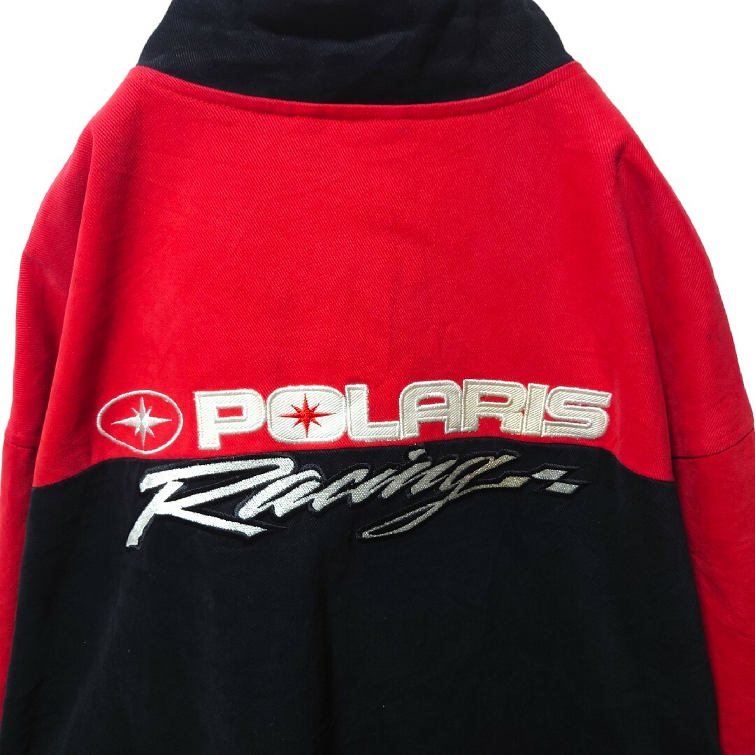 【POLARIS RACING】ロゴ刺繍 レーシングジャケット S-106