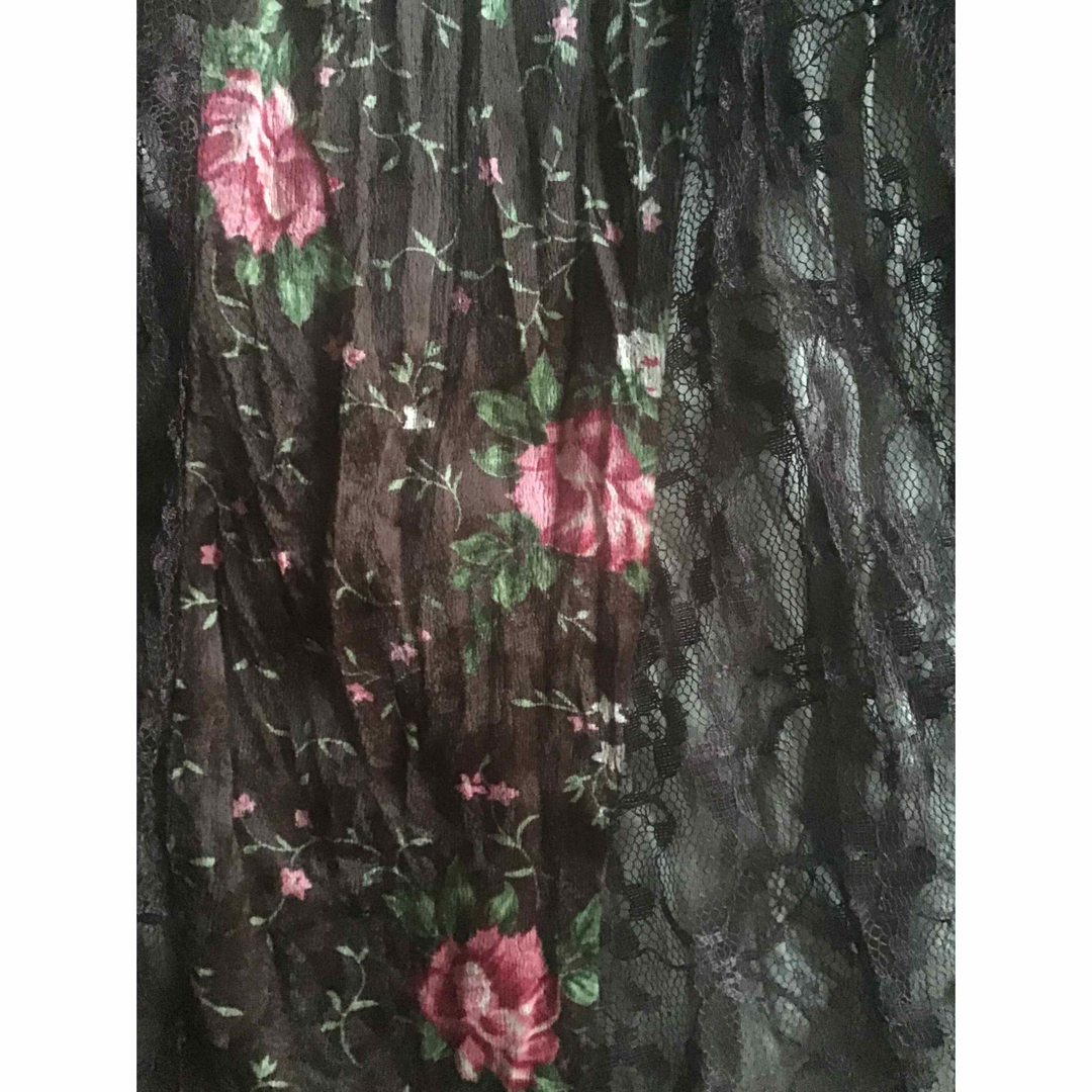 axes femme - アクシーズファム axes femme 花柄レースカットスカート