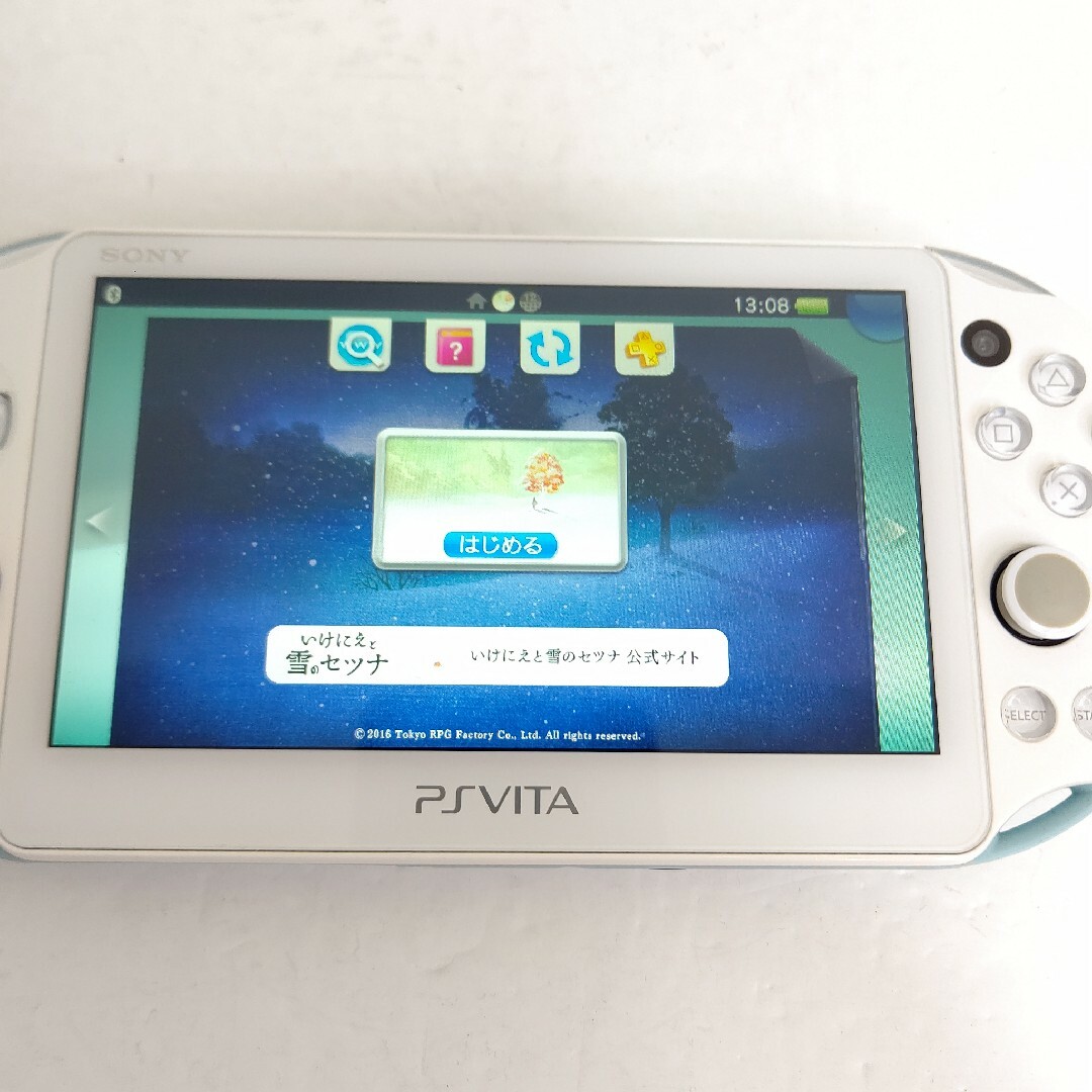 PSVITA pch-2000 ライトブルーホワイト　画面極美品　ソニーゲーム機