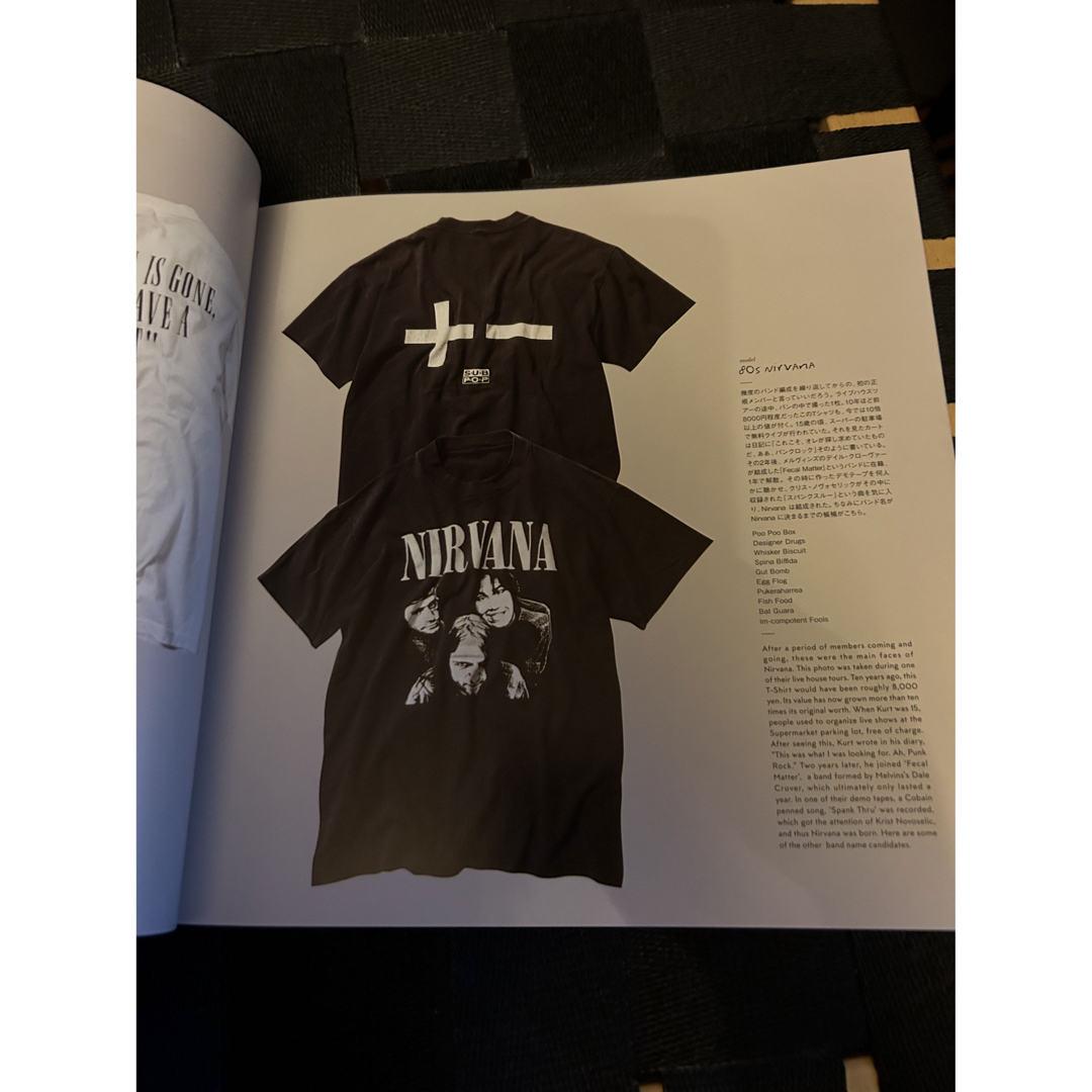 当時モノ　初期NIRVANA ニルヴァーナ　tシャツ