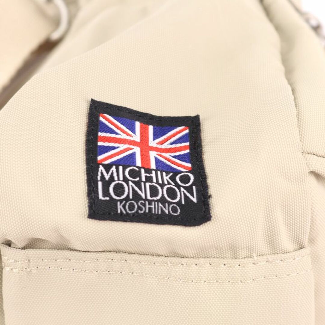 MICHIKO LONDON(ミチコロンドン)のミチコロンドン ショルダーバッグ ミニボストンバッグ 2way 旅行 ブランド 鞄 カバン レディース ベージュ MICHIKO LONDON レディースのバッグ(ショルダーバッグ)の商品写真