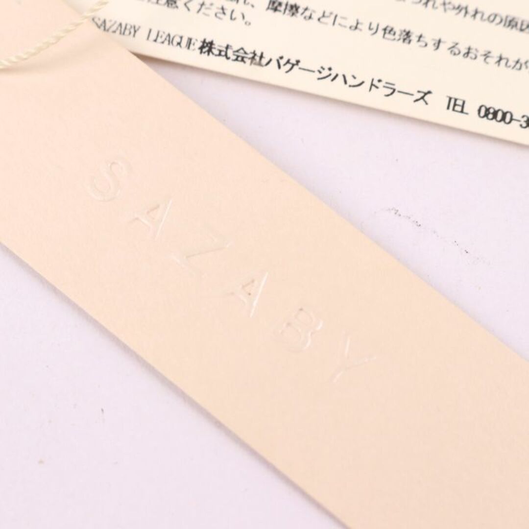 SAZABY(サザビー)のサザビー ポーチ 未使用 タグ付 がま口 リボン 小物 雑貨 レディース シルバー SAZABY レディースのファッション小物(ポーチ)の商品写真