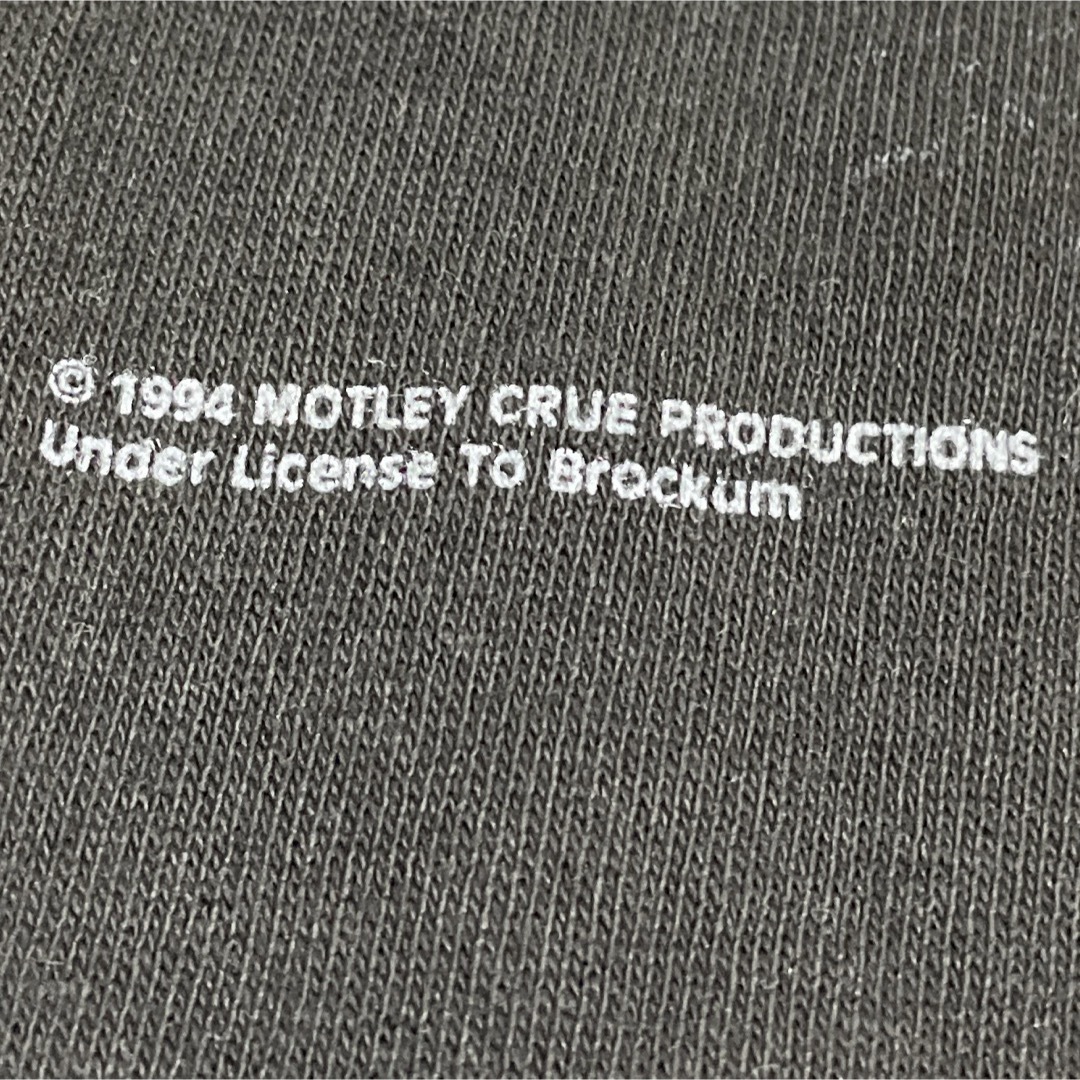 MUSIC TEE(ミュージックティー)のBROCKUM USA製 MOTLEY CRUE  カスタムヴィンテージTシャツ メンズのトップス(Tシャツ/カットソー(半袖/袖なし))の商品写真