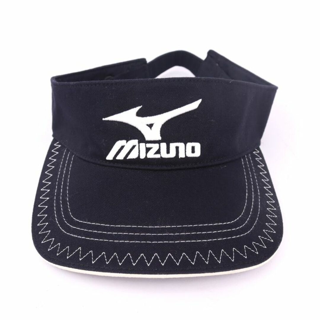 MIZUNO(ミズノ)のミズノ サンバイザー スポーツ ゴルフ ブランド 帽子 メンズ ネイビー Mizuno メンズの帽子(サンバイザー)の商品写真