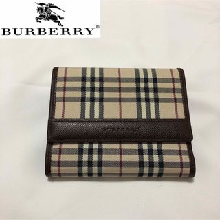 バーバリー(BURBERRY)の【極美品】BURBERRY  折り財布　ノバチェック(折り財布)