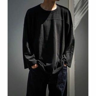 COMOLI - 22AW comoli ウールフットボールTシャツ NAVY 2の通販｜ラクマ