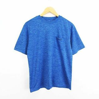 ミスタージュンコ(Mr.Junko)のミスタージュンコ Tシャツ カットソー 半袖 クルーネック ロゴ M ブルー(Tシャツ/カットソー(半袖/袖なし))