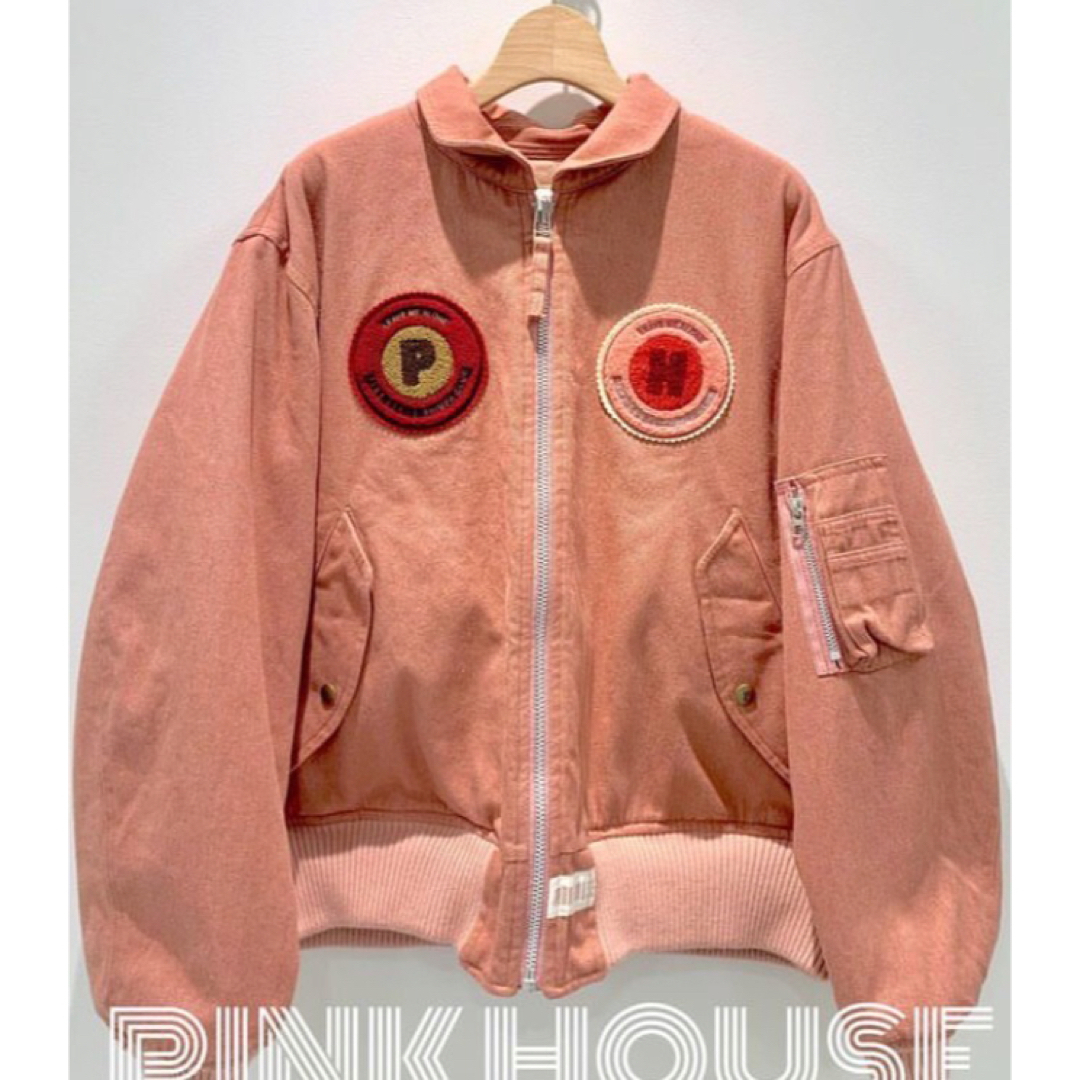 PINK HOUSE】サガラワッペン付きブルゾン ピンクハウス 流行に 4,470円