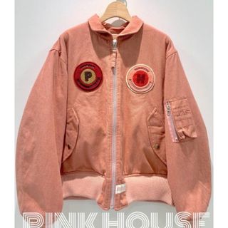 【美品】PINKHOUSE ピンクハウス デニム 中綿 2WAY ブルゾン