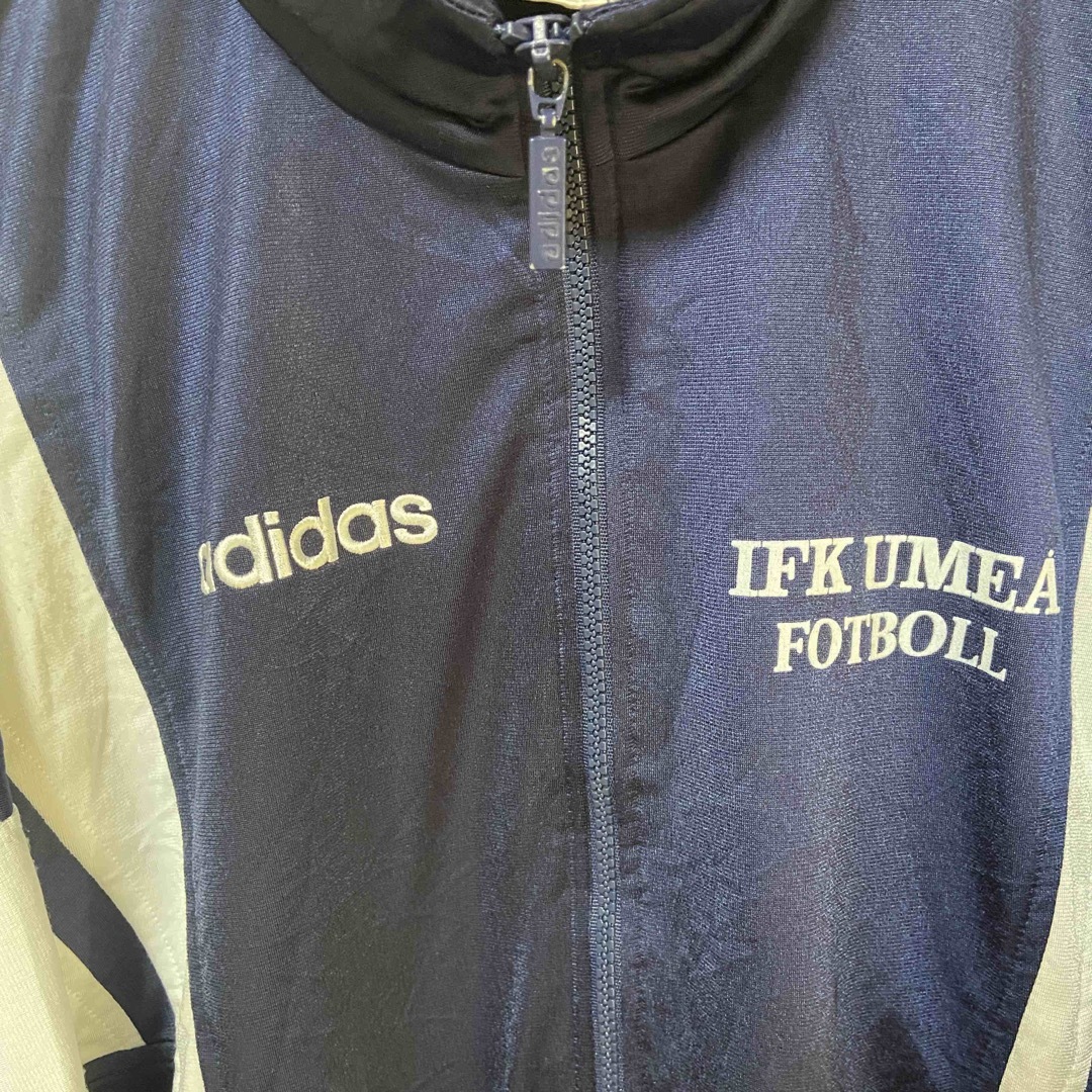 国旗タグ】M13 Adidas 90s トラックジャケット ネイビー 古着-