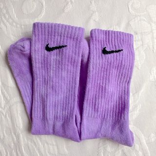 ナイキ(NIKE)のナイキ　靴下　紫　23-25cm(ソックス)