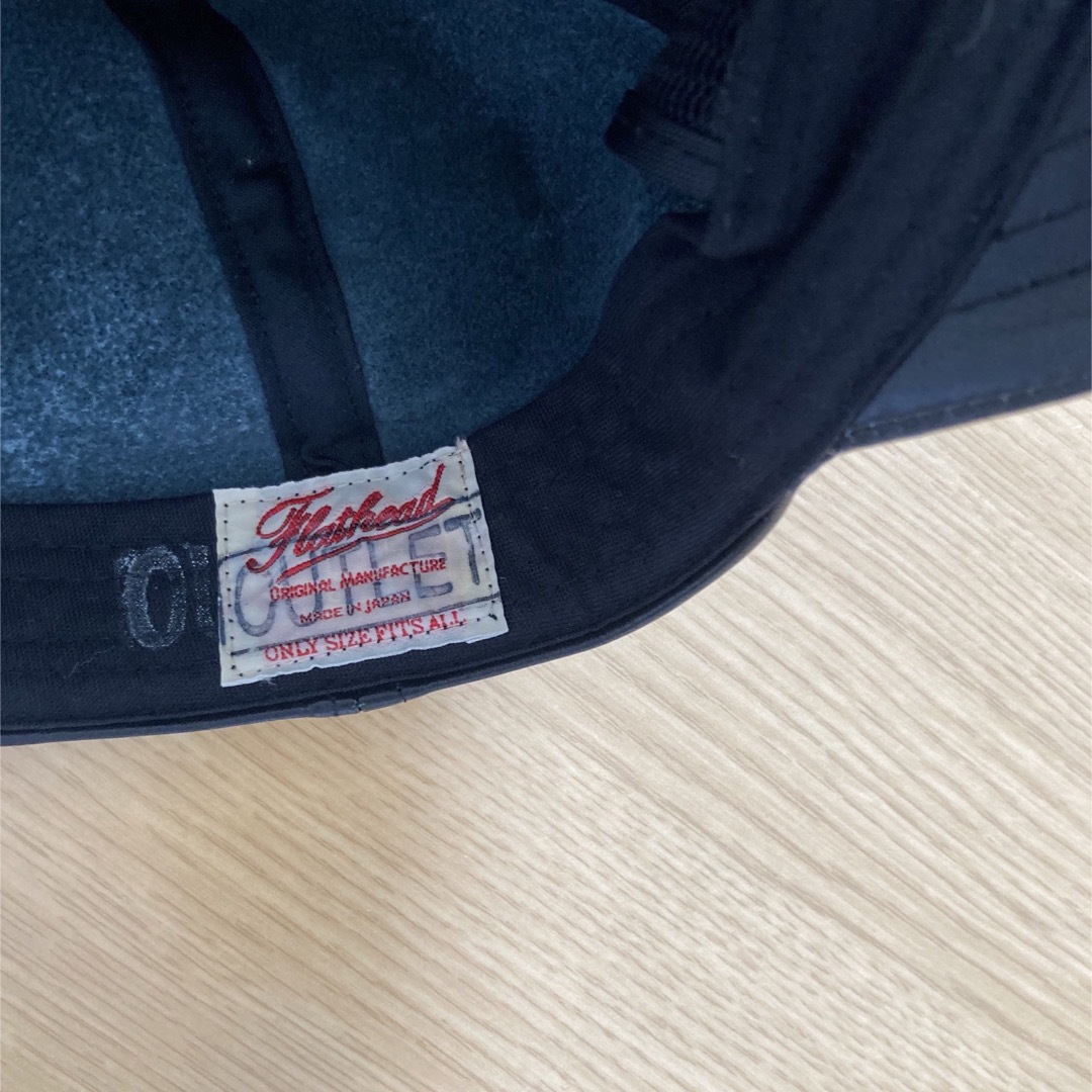 THE FLAT HEAD(フラットヘッド)のTomo様専用　フラットヘッド　レザーキャップ　レア⭐︎ メンズの帽子(キャップ)の商品写真