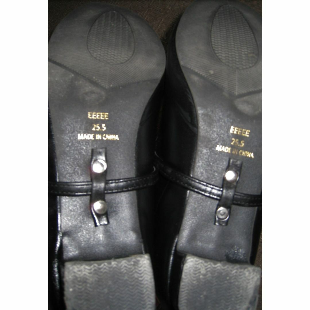 ストラップ付パンプス　25.5cm５E　幅広/外反母趾　2.5ヒール レディースの靴/シューズ(ハイヒール/パンプス)の商品写真