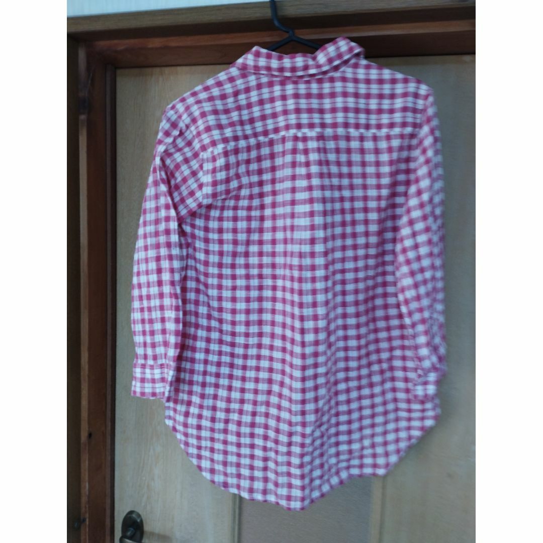 【新品】インド綿の七分袖シャツ レディースのトップス(シャツ/ブラウス(長袖/七分))の商品写真