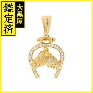 JEWELRY　ペンダントトップ　K18　ゴールド　8.7g　馬　【200】