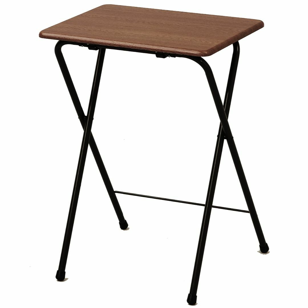 [山善] サイド テーブル(折りたたみ) 幅50×奥行48×高さ70cm ミニ