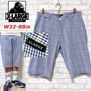 エクストララージ(XLARGE)のX-LARGE エクストララージ チェック柄 ハーフパンツ ワークショーツ(ショートパンツ)