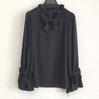 新品タグ未着M'S GRACY エムズグレイシー Shirring Blouse