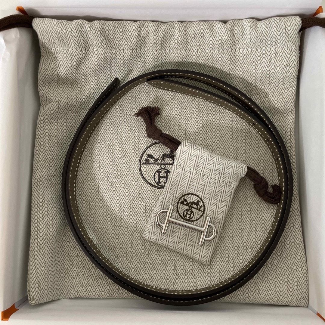Hermes - エルメス リバーシブルベルト13mm ベルトバックル ガンマの