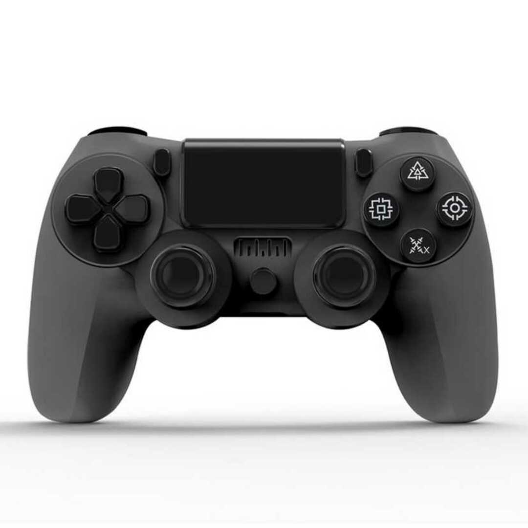 PS4 ワイヤレスコントローラー ブラックデザイン レアカラー ガラコン