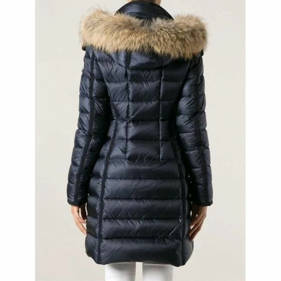 ※訳あり特価品！MONCLER HERMIFUR ダウンジャケット 1 紺　M