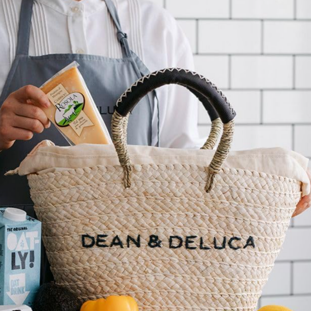 DEAN & DELUCA(ディーンアンドデルーカ)の新品　DEAN＆DELUCA×BEAMS COUTURE　保冷カゴバック　大 レディースのバッグ(かごバッグ/ストローバッグ)の商品写真