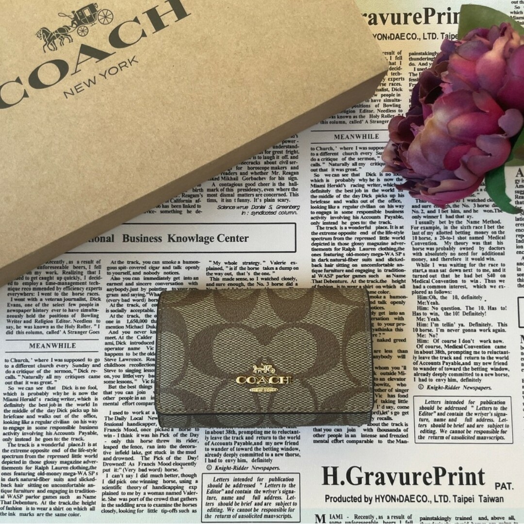 COACH - 新品未使用！正規品！！【COACH】コーチ キーケース カード