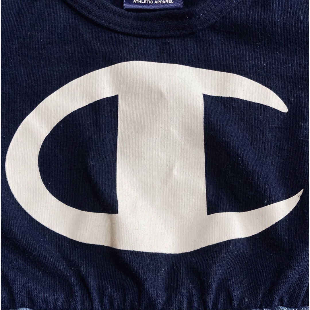 Champion(チャンピオン)の80cm ロンパース スカートロンパース チャンピオン 半袖 Champion キッズ/ベビー/マタニティのベビー服(~85cm)(ロンパース)の商品写真