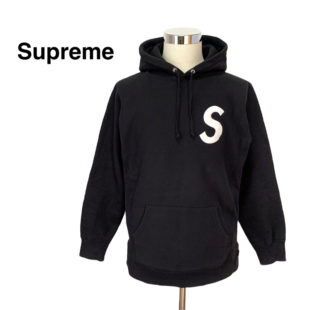 supreme スウェットパーカー L