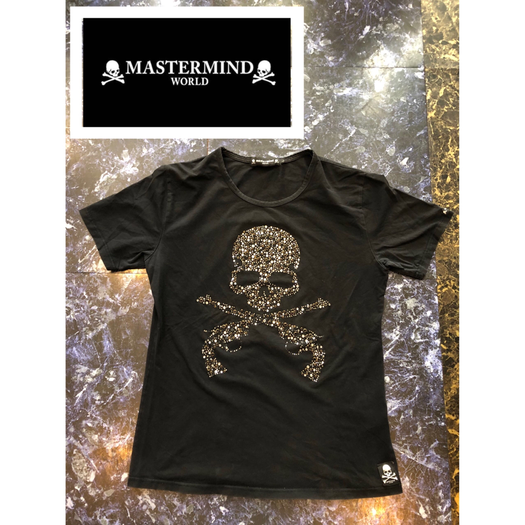 マスターマインド mastermind スパンコール スカル Tシャツ-