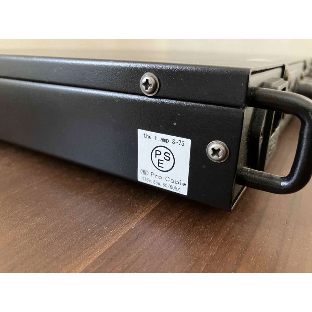 パワーアンプ thomann S-75mk2 procable パワーアンプ thomann S-75mk2 procable