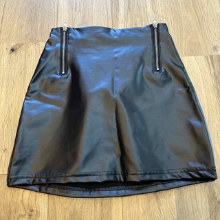 SHEIN レザータイトスカート 120cm(スカート)