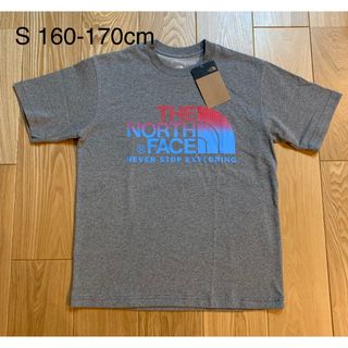 ザノースフェイス(THE NORTH FACE)の【新品】 THE NORTH FACE 半袖 Tシャツ　ロゴ　グレー(スポーツ)