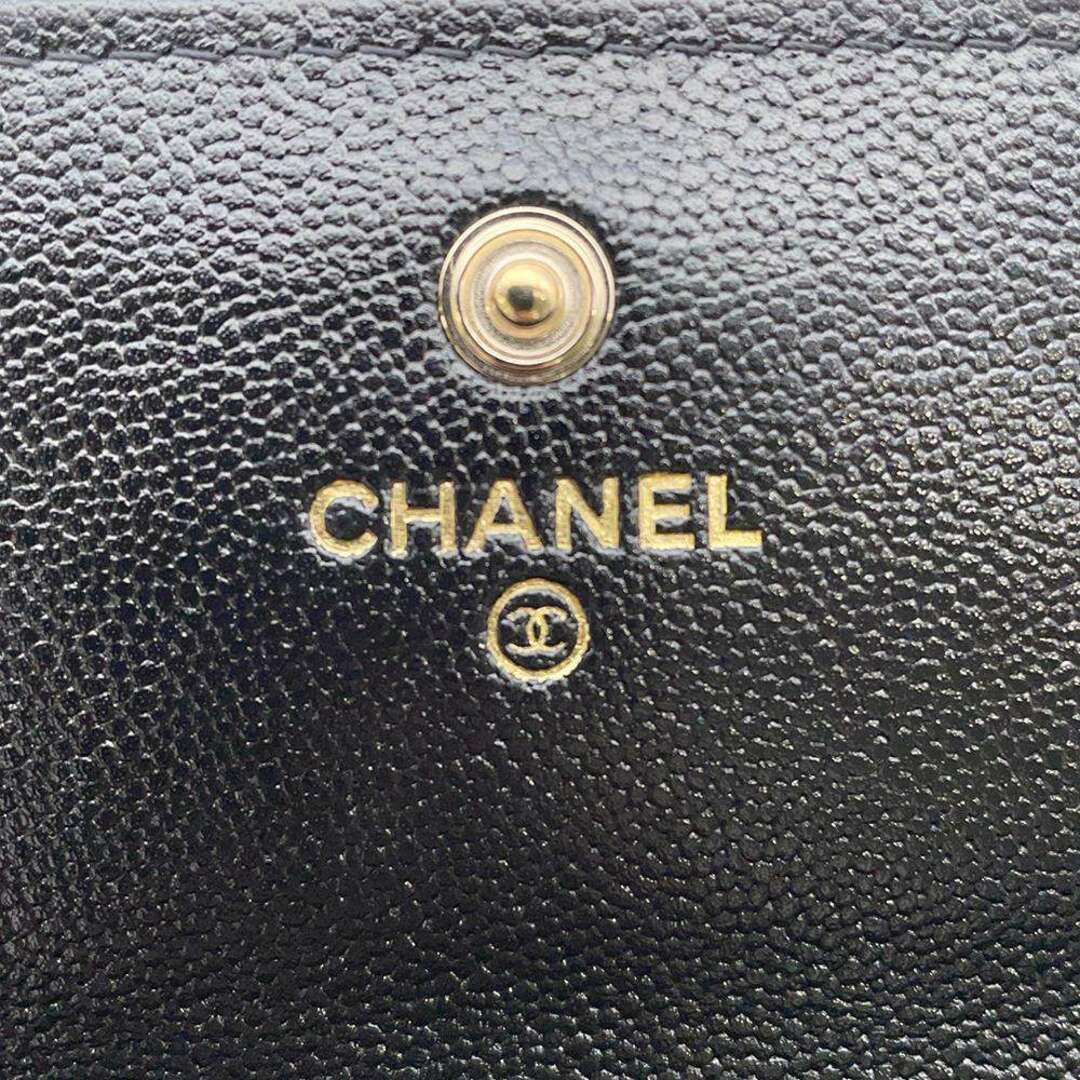 CHANEL - シャネル 長財布 マトラッセ ココマーク キャビアスキン