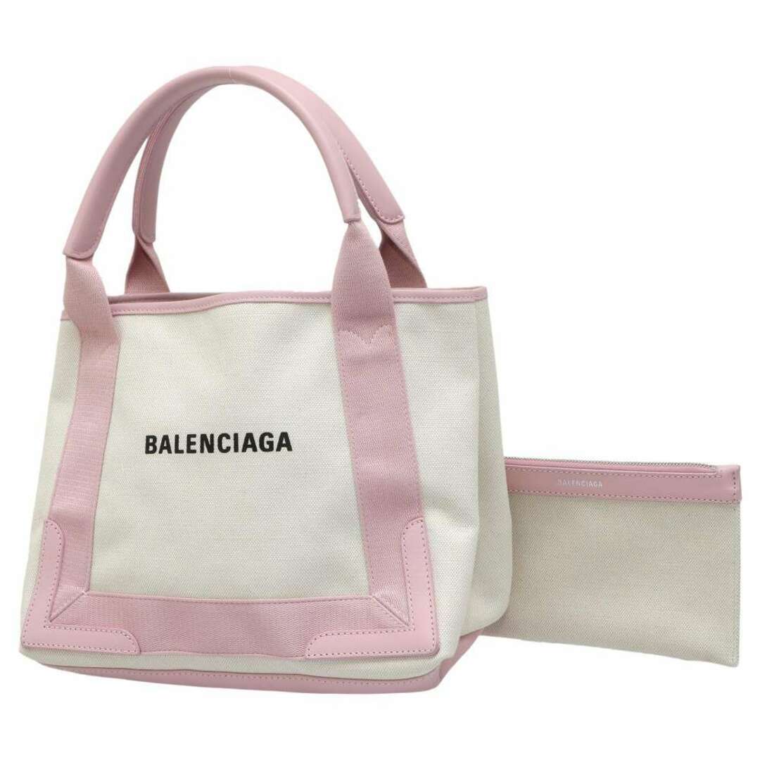 バレンシアガ BALENCIAGA ネイビーカバス　スモール 339933 キャンバス レディース トートバッグ